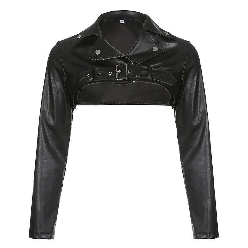 Winona Leather Crop Jacket