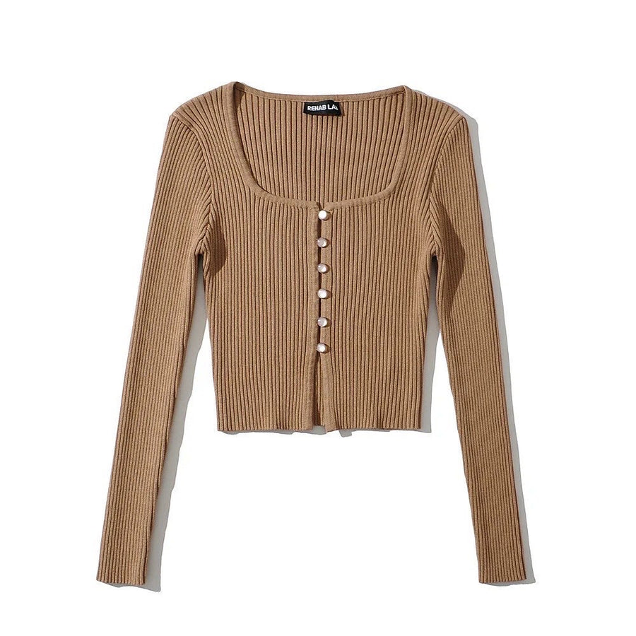 Stevany Button Cardigan