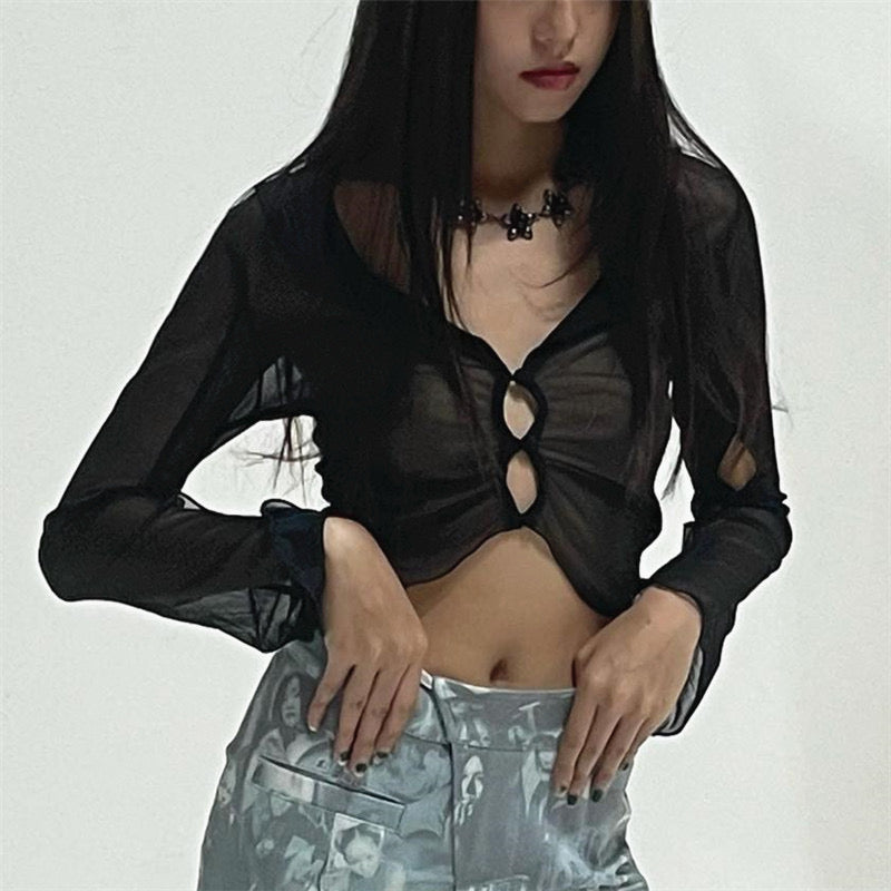 Viorene Sheer Top