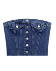 Gacy Denim Tube Top