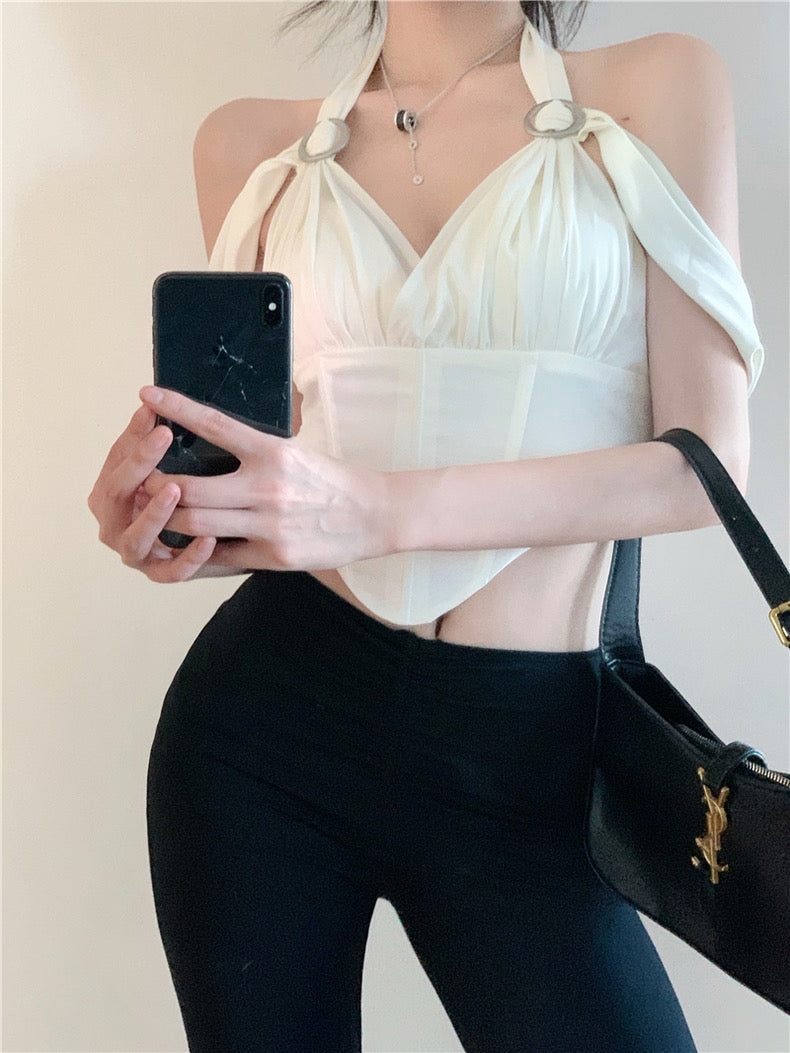 Agnecya Halter Top