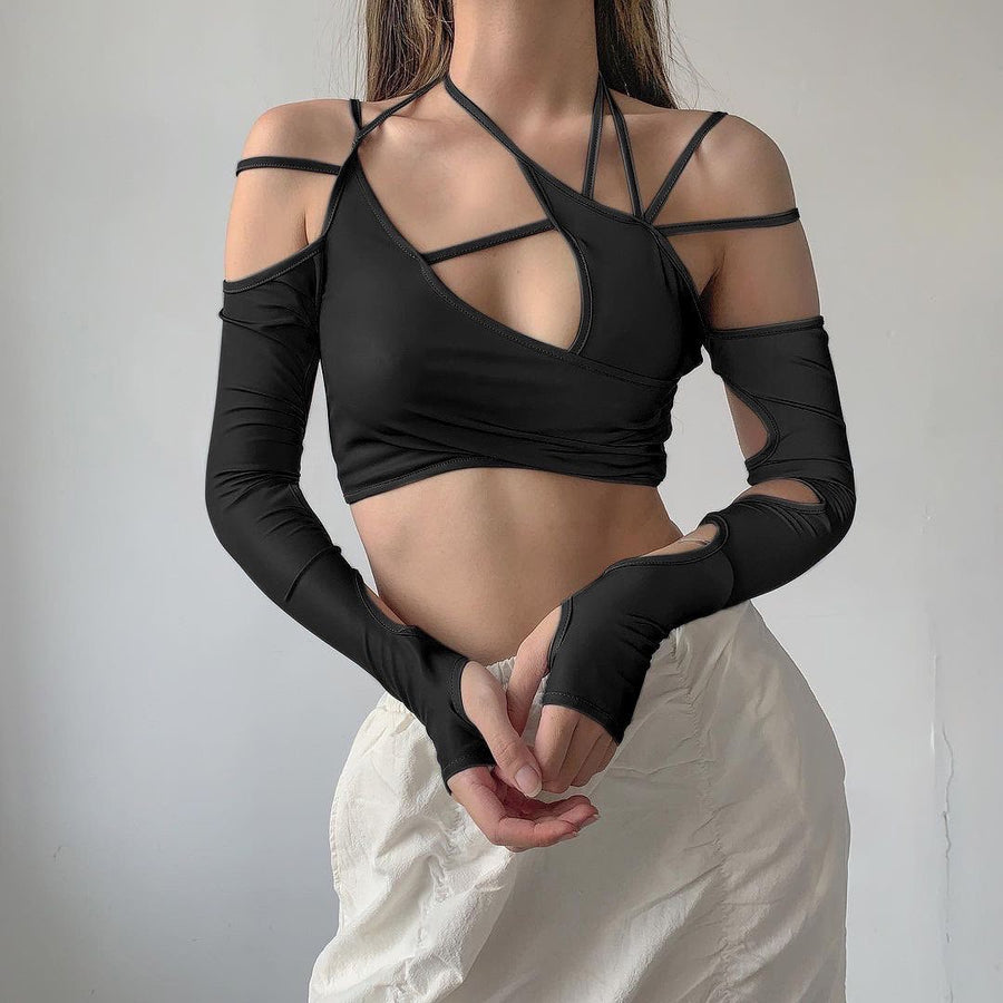 Hutley Cut Out Crop Top