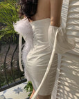 Alessandra Feather Dress