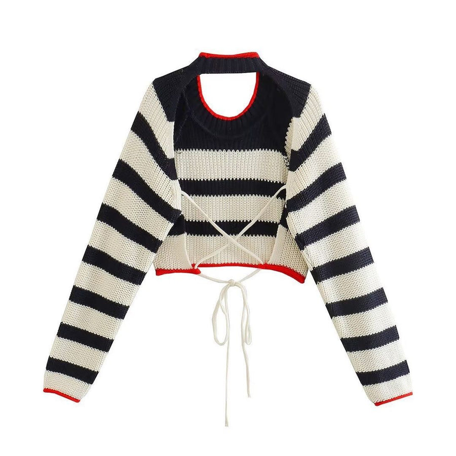 Verene Stripe Knit Top