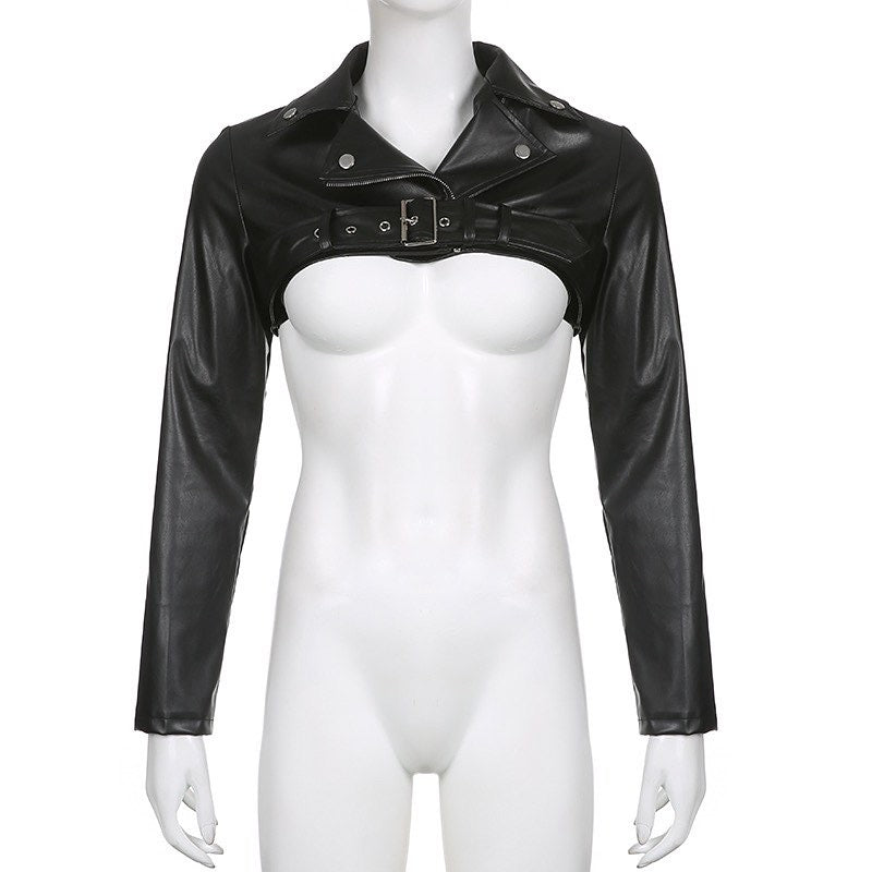 Winona Leather Crop Jacket