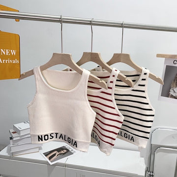 Nostalgia Crop Tank Top