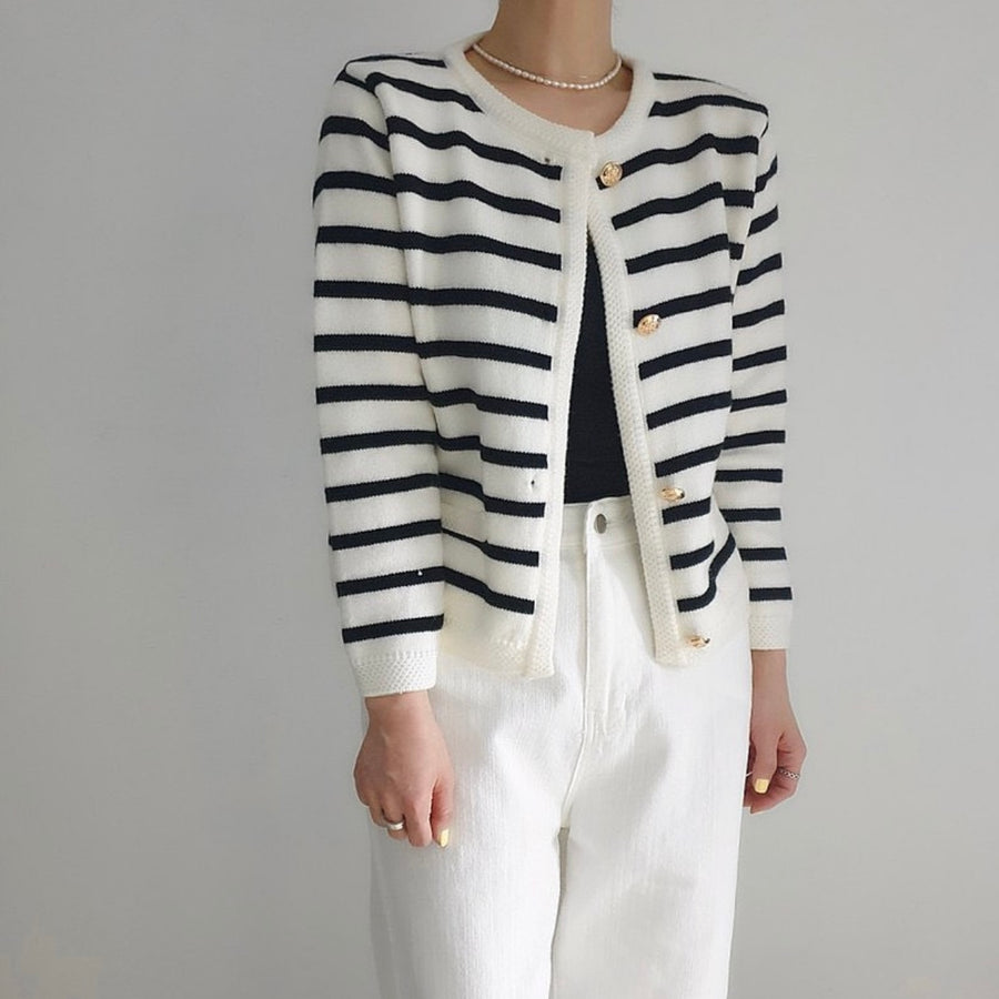 Daeun Stripe Top / Outer